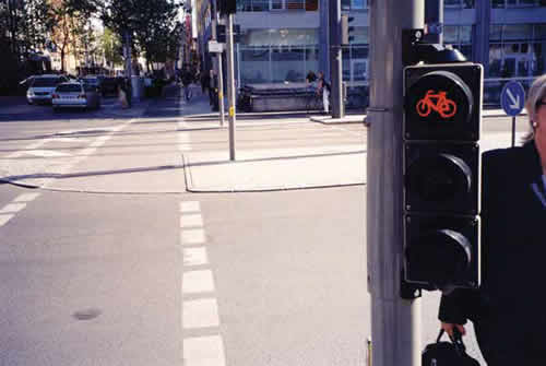 Figure 2-2. Pedestrian and bicycle crossings in Germany.