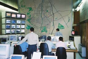 Figure 2. Madrid municipal traffic control center