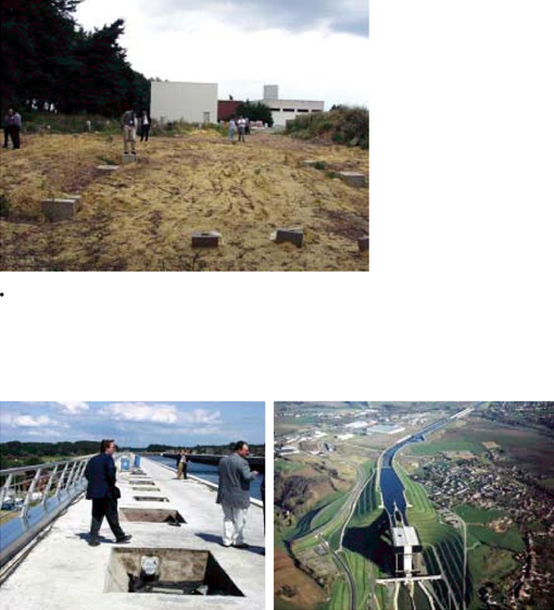 Figure 20. Screw pile test site. Figure 21. Bridge canal project