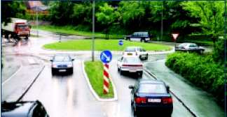 Medium-size roundabout, Denmark