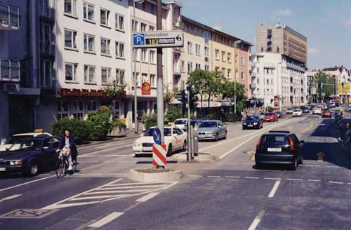 Figure 5-1. Pedestrian refuge island in Germany.