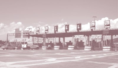 Photo of Attki Odos toll plaza in Athens, Greece.