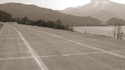 Photo of the A1 motorway in Austria.