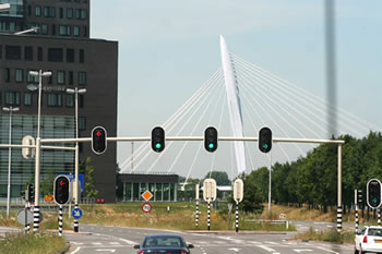 Photo of street in Rotterdam.