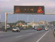 Figure 10. 'Incident at' and 'congestion until' messages.