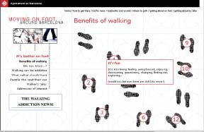 Figure 16. Walking web page.