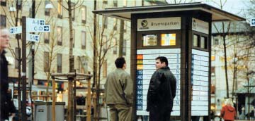 Figure 46. Travel information kiosk, Gothenburg.